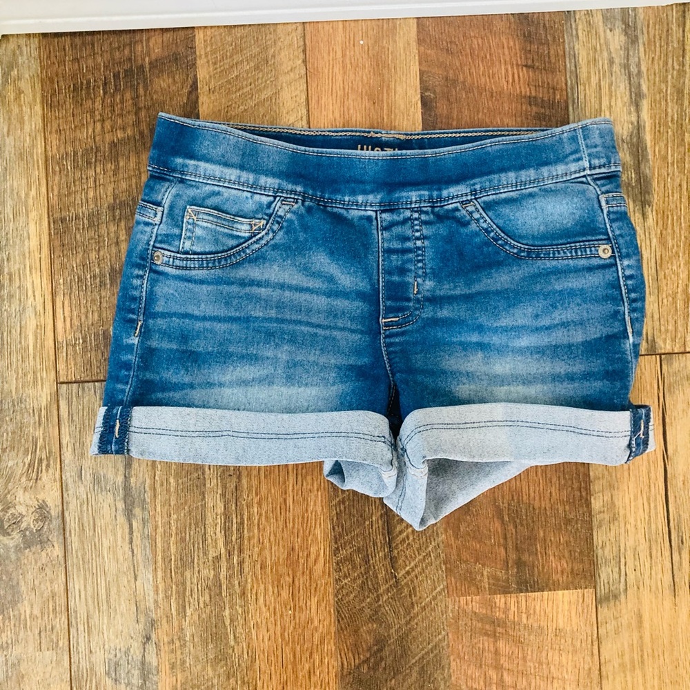Justice denim shorts
